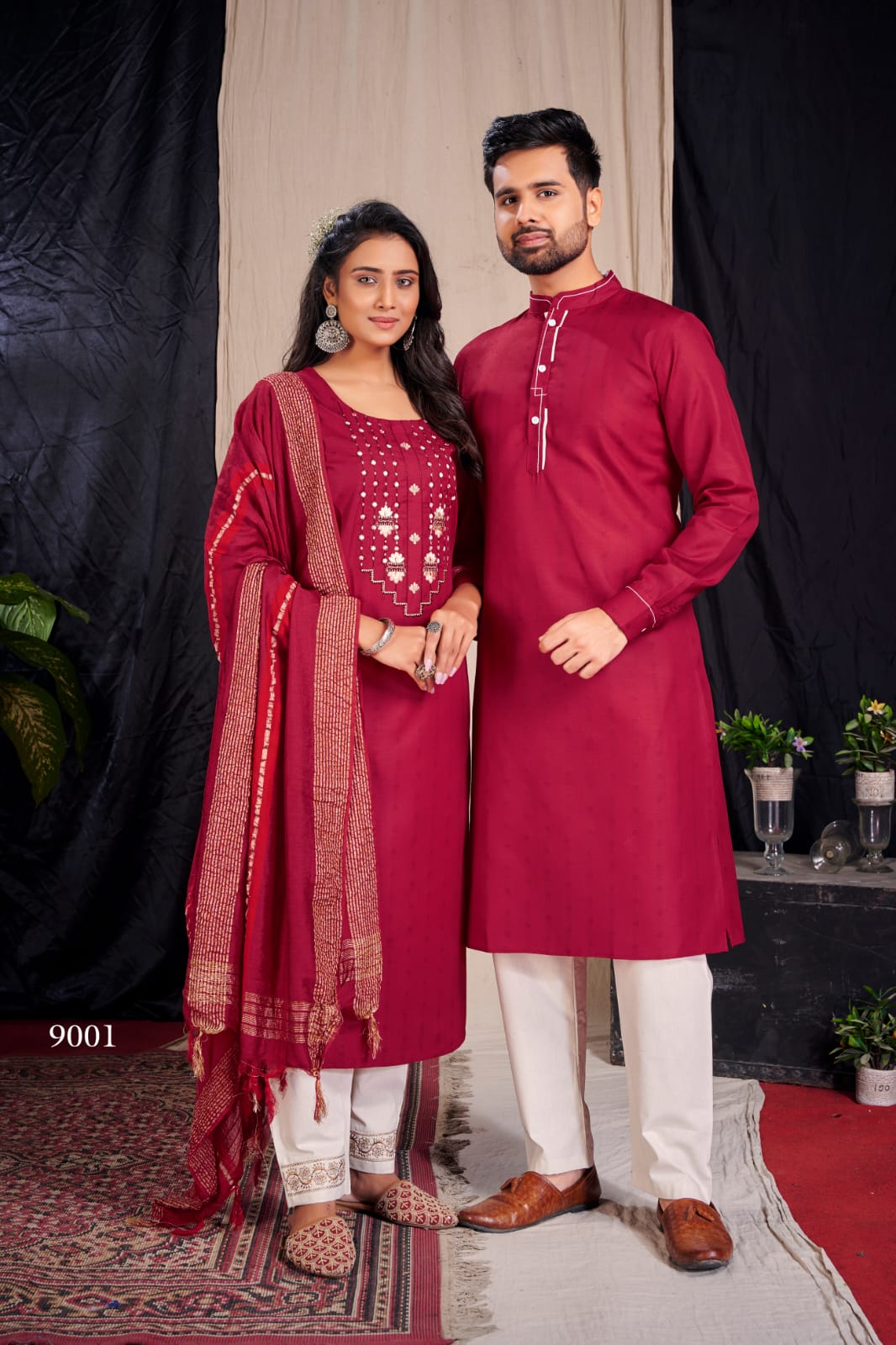 Royal Couple 9 New Stylish Party Wear Designer Couple Kurta Collection